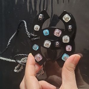 Designer inspired acrylic necklace